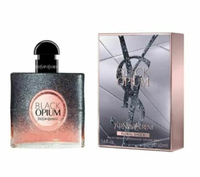 Black Opium Floral Shock por Yves Saint Laurent 1,7 OZ Eau De Parfum Spray Mujer- Foto 1 de 2