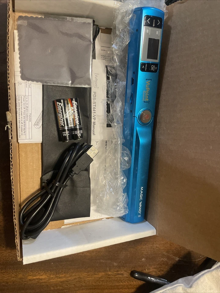 VuPoint Magic Wand II Portable Scanner Laptop ST441T BLUE  Brand new. *Pls. Read - Image 1 of 1