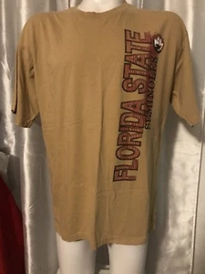 FSU Florida State University Seminolen XL 44 Brust T-Shirt Old Varsity Marke OVB - Bild 1 von 4