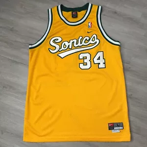 Authentic RAY ALLEN Seattle Sonics Jersey Large 44 Nike Swingman Vintage - Picture 1 of 9