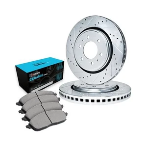 R1 Concepts Front Brakes and Rotors| Automotive Replacement Brake Kits| Front... - Picture 1 of 9