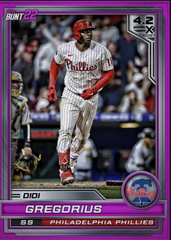 [DIGITAL CARD] Topps Bunt - Didi Gregorius - 2022 Base - Tier 6 Pink 4.2x - Image 1 of 1