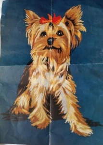 Yorkie Yorkshire Terrier ~ #84 Greene Object D'Needleart Crewel Kit ~ angefangen - Bild 1 von 4