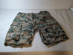 Pantalones Cortos Carga Exterior Levis Camuflados Militar Fatigues Para Hombre Cintura 36. Usado en excelente estado - Imagen 1 de 19