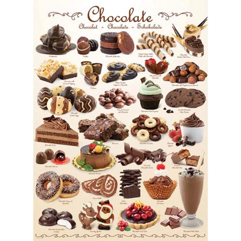 Eurographics Chocolate Jigsaw Puzzle - Image 1 of 1