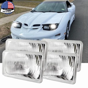 4Pcs LED Headlight Hi/Lo Beam For Pontiac Firebird Trans Am 1998 1999-2002- - Picture 1 of 13