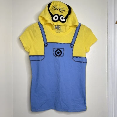 Camisa con Capucha Despicable Me Minion Junior Talla Mediana 7/9 Fiesta Halloween Universal Foto 1 de 4