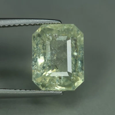 4,53 quilates_piedra preciosa rara única_granate grosular menta 100 % natural sin calentar Foto 1 de 3