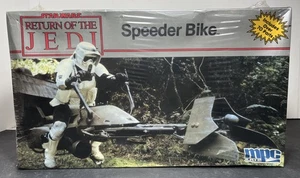 1990 MPC AMT Ertl Star Wars Return of the Jedi Speeder Bike Model Kit 8928 Neu in OVP - Bild 1 von 6