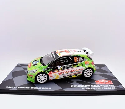 modellino auto rally scala 1:43 peugeot 208 T16 R5 collezione modellismo diecast - Immagine 1 di 4