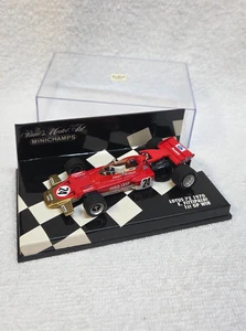 Minichamps 1/43 Lotus 72 1970 1st GP win, Watkins Glen, NY; Emerson Fittipaldi - Picture 1 of 3