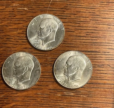 1976 -S Dólar Eisenhower BU Bicentenário 40% Prata - Imagem 1 de 2