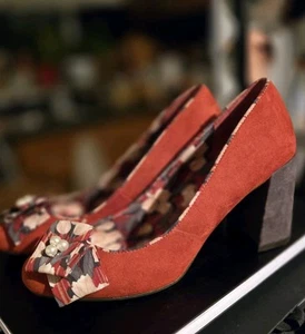 Zapatos de Tacón Ruby Shoo Bloque Talla 3 (36 EU) Naranja Rojo - Imagen 1 de 11