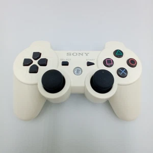 OEM Sony PS3 White Dualshock 3 Controller PlayStation 3 Japanese Tested - Picture 1 of 5