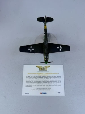 Corgi The Aviation Archive Messerschmitt Bf109E-4/B Zerstorergesschwader AA32101 - Image 1 of 4