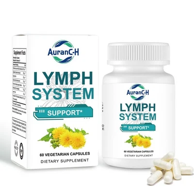AURANC－H Lymphatic System Supplement To Reduce Swelling, Lymphatic Support,60 Capsules