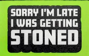   WEED 420 POT HOT ROD  RAT FINK BIKER MOTORCYCLES STICKER - Picture 1 of 1