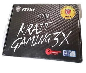 MSI Z170A Krait Gaming 3X LGA 1151 Intel Z170 ATX Mainboard - As Is, For Parts - Bild 1 von 7