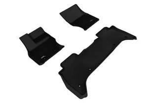 For 2013-2022 LAND ROVER RANGE ROVER Floor Mat KAGU BLACK R1 R2 - Picture 1 of 4