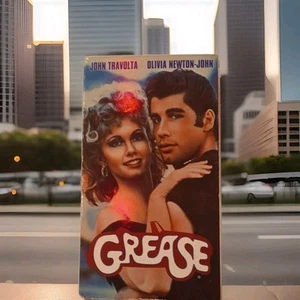 Grease VHS 1977 VCR Video Tape Movie John Travolta Olivia Newton-John Classic - Picture 1 of 6