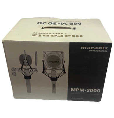 Marantz MPM-3000 Large Diaphragm Condenser Microphone With Metal Box US Seller  - Image 1 of 2
