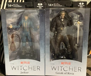 McFarlane Toys The Witcher (Netflix) Geralt Of Rivia & Jaskier 7" Action Figures - Picture 1 of 9
