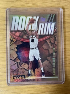 2023-24 Panini Recon Aaron Gordon Rock The Rim Gold /10 - Card #5 - Picture 1 of 4