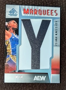 2025 SP Game Used AEW Marquees 'Y' /50 Isiah Kassidy - Picture 1 of 2
