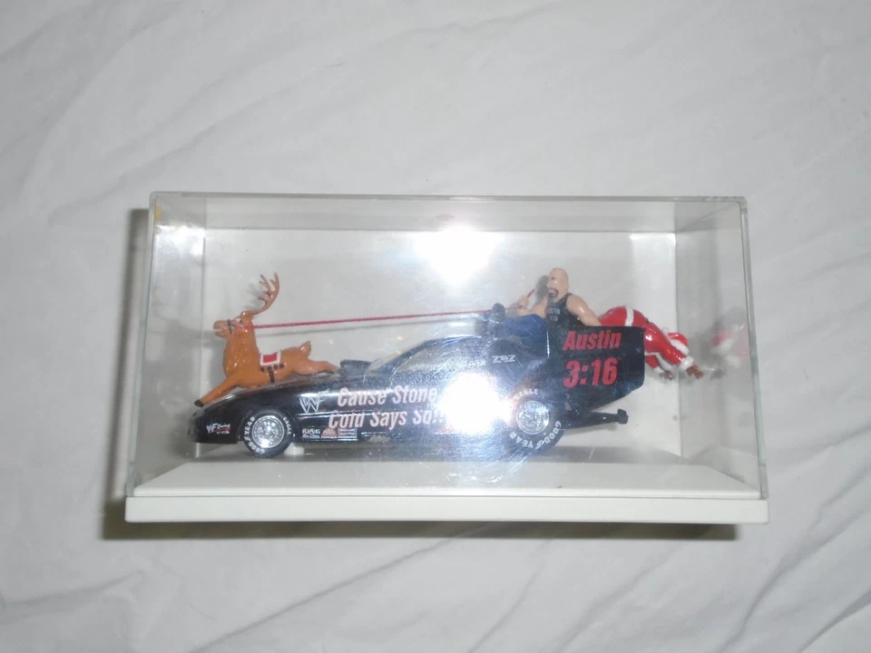 WWF Stone Cold Christmas NITRO Funny Car 1/43 Scale Diecast 1999 Road Champs