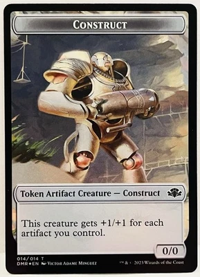 Goblin   Construct Double-Sided Token -(#7) (#14)-Dominaria Remastered-FOIL-NM - Image 1 of 2