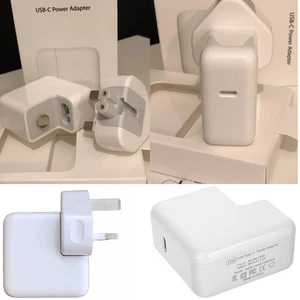 Brand New  61W - 29W USB-C Fast Power Adapter UK Plug For Apple MacBook - iPad - Picture 1 of 10