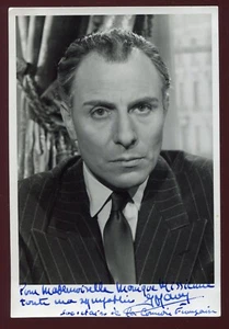 Jean Davy PHOTOGRAPHIE . AUTOGRAPHE . acteur Français . rare - Imagen 1 de 1
