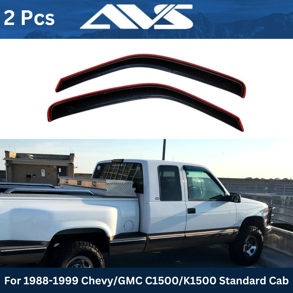 AVS Vent Visors Window Deflector Rain Guards For 1988-1999 Chevy/GMC C1500/K1500 - Изображение 1 из 4