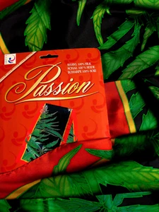 Arty's Passion Seidenschal "HEMP",45x180,Twill 8,handcoloriert, NEU/OVP - Bild 1 von 7