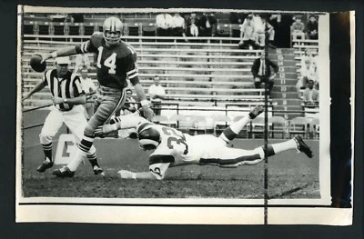 Craig Morton & Jack Pardee 1970 Press Photo Dallas Cowboys Los Angeles Rams - Image 1 of 2