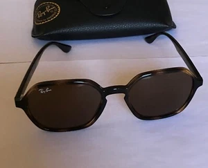 RAY BAN * SONNENBRILLE * RB4361 * GINA * HAVANNA * CHROMANCE *UNISEX * NEUWERTIG - Bild 1 von 5
