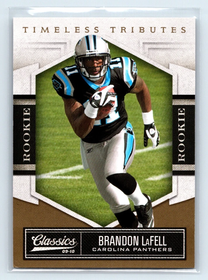 2010 Classics Timeless Tributes Gold #113 Brandon LaFell /50 Panthers Bengals - Image 1 of 2
