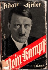 I II VOLUME DEL--MAIN KAMPF-- DI HITLER EDIZIONE, MONACO DI BAVIERA, 1941,