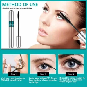 Mascara Waterproof and Sweat-proof Volume Double Effect Mascara✨l Q9X0 I8F7 - Bild 1 von 12