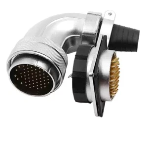 WS55 53-polig 10A+25A 500V Luftfahrt Industrie gebogen Druckstecker Vierkant Buchse - Bild 1 von 4