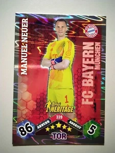 Topps Match Attax Bundesliga 2024/25 Heritage Nr 339 Manuel Neuer Bayern München - Bild 1 von 2