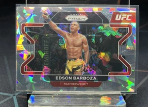 2022 Panini Prizm UFC Edson Barboza Cracked Ice Prizm - Picture 1 of 2