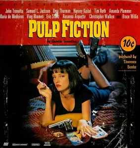 Pulp Fiction (Laserdisc) WIDESCREEN Quentin Tarantino John Travolta 2-Disc - Picture 1 of 2