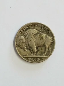 Rare 1936 United States Buffalo Nickel 5 Cents Error Currency Coin Uncirculated - Picture 1 of 4