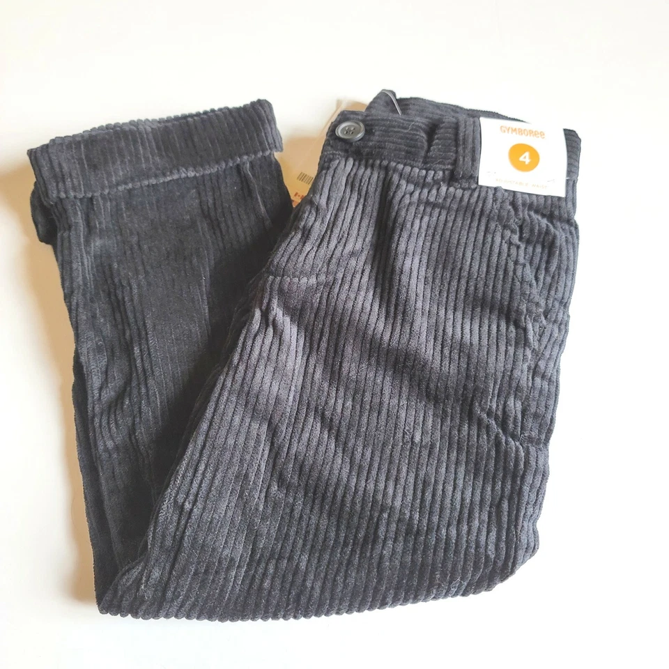 Gymboree мальчиков sz 4 радостный праздник вельветовые брюки новый с Ярлыками  - Изображение 1 из 2