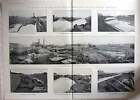 1916 Diversion Of The River Don Hadfield's Tinsley Sheffield, Seven Photographs