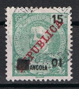 Angola, Af. 115 Used - Inverted Overload Error - Picture 1 of 1