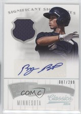2014 Classics Significant Signatures Materials Silver Jerseys Byron Buxton Auto