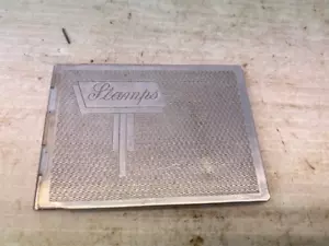 Art Deco Plated Stamp Holder - Foto 1 di 3