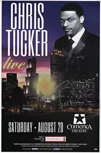 Chris Tucker 2011 comedy tour signed autographed GIG Poster JSA authenticity - Picture 1 of 5